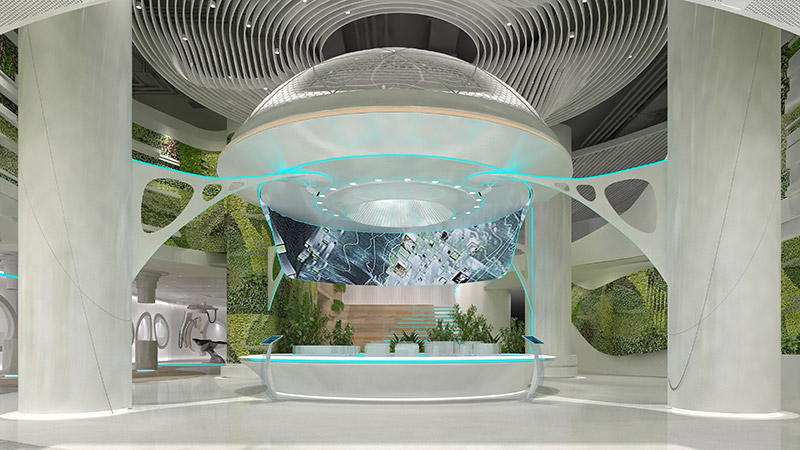 展厅多媒体互动产品结合声光电多媒体投影技术成为展厅主流展示方式