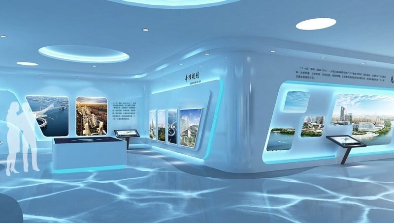 现代数字化企业展厅如何设计搭建方案