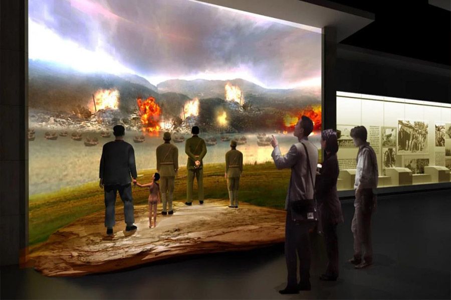 纪念馆建设,八路军纪念馆效果图,战争纪念馆策划