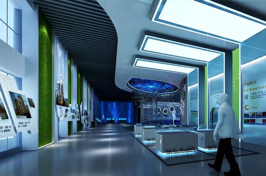 国企文化展厅设计,体育器材企业展馆设计,体育用品企业文化馆施工图