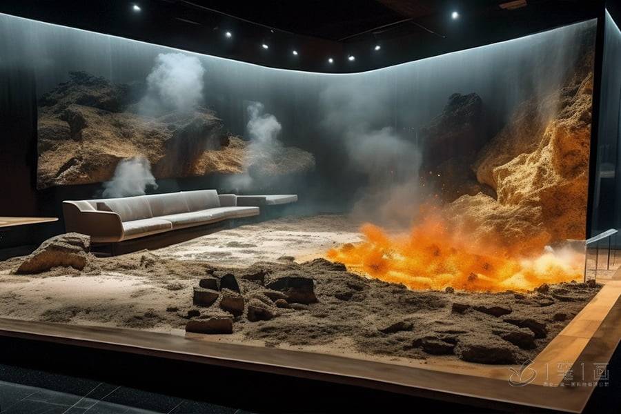 地震教育展厅效果图
