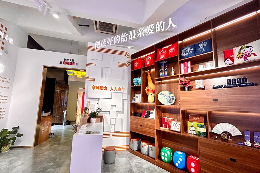 家风家训展览馆效果图,廉政家风家训展示馆施工,廉洁家风家训博物馆策划