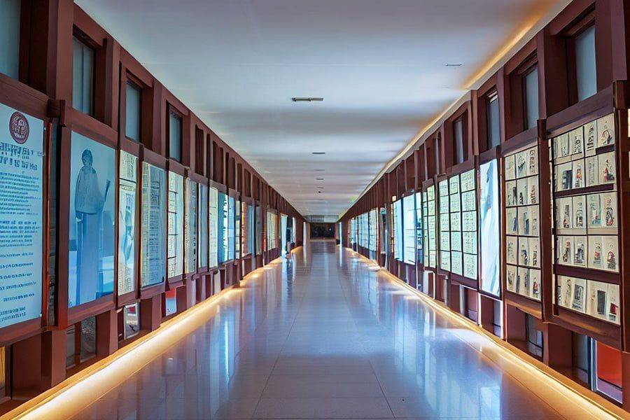 校史展厅施工图,一中校史展馆策划,学院校史展馆设备