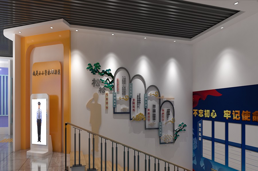 警史馆施工图,交警警史馆施工,交警警史展厅策划
