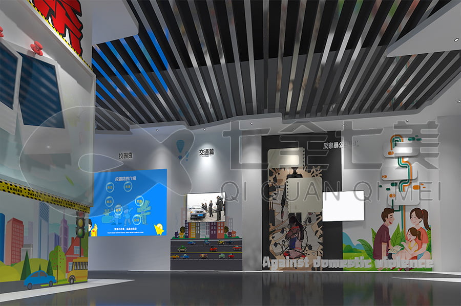 学生研学馆施工图,多媒体互动教育展厅,创意多媒体设备