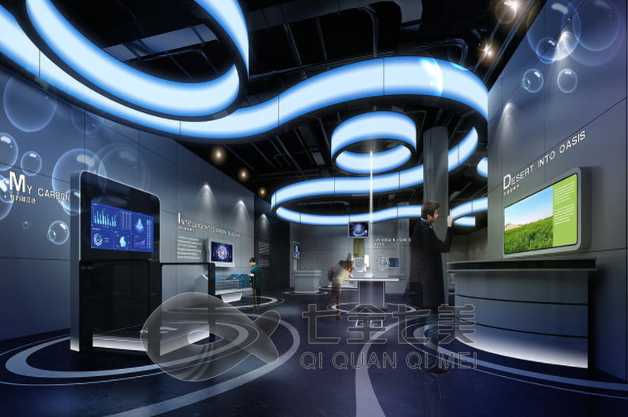 智慧企业产品展厅设计, 多媒体互动展厅, 数字化展览方案