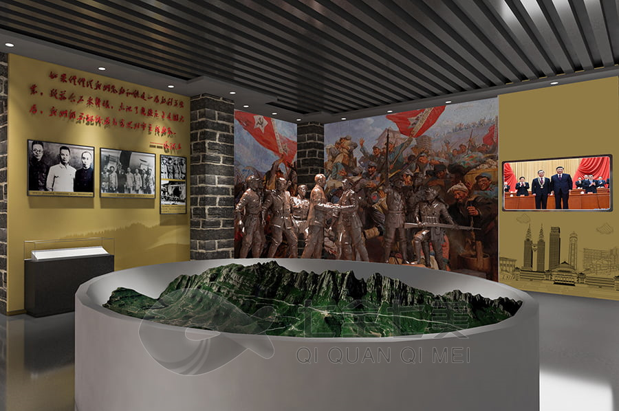 沉浸式红色馆建设, 多媒体展览馆设计, 红色文化体验馆