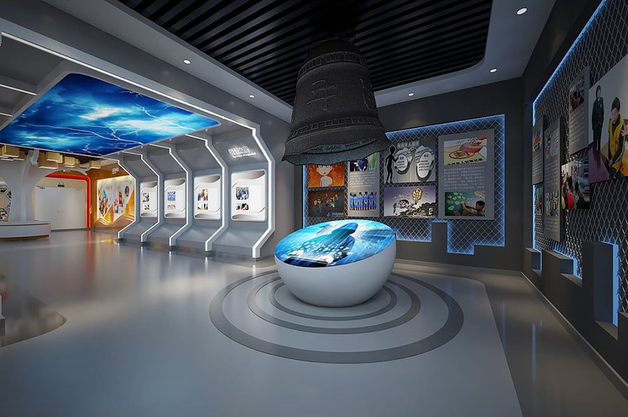 防空宣教馆多媒体设备,智慧防空宣教馆设计,声光电展览馆建设方案