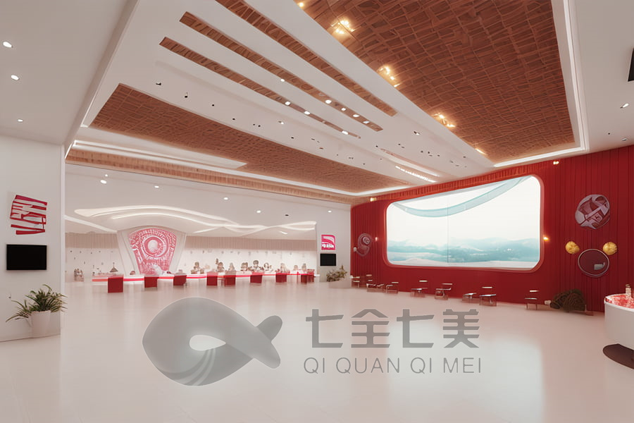 沉浸式红色展馆施工,多媒体展览馆设计,红色文化体验馆建设