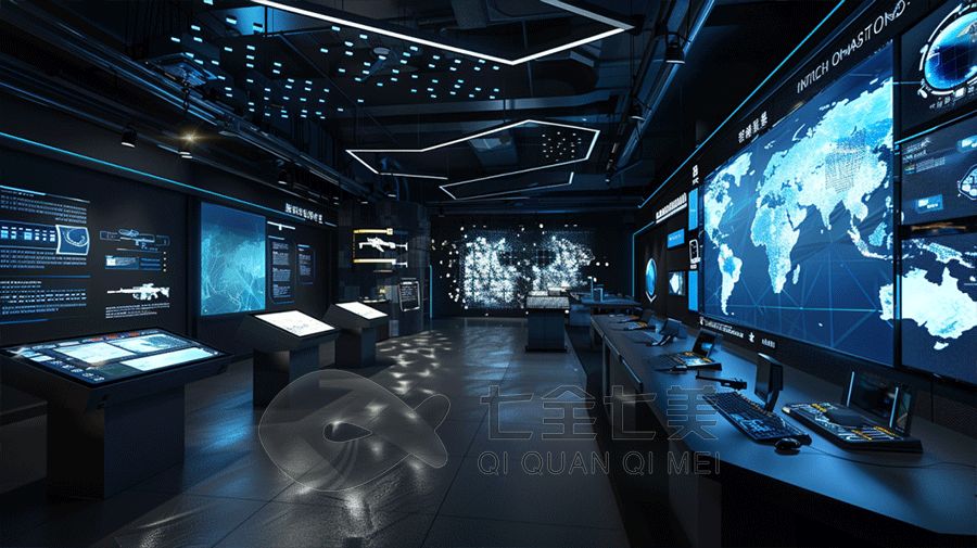 国防教育展厅设计,数字化展览馆建设,智能多媒体设备供应