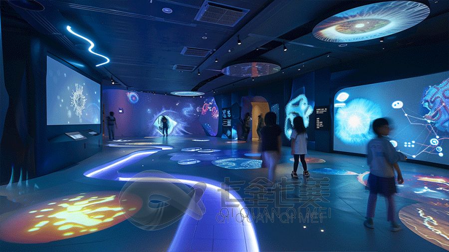 互动皮肤科普体验馆,多媒体展览馆设计,数字化展览馆建设