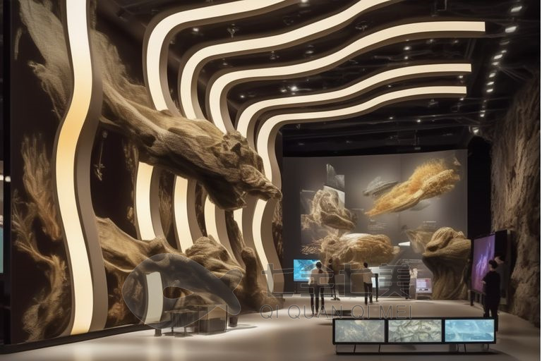 红色教育研学博物馆, 多媒体互动展示, 创意展览设计