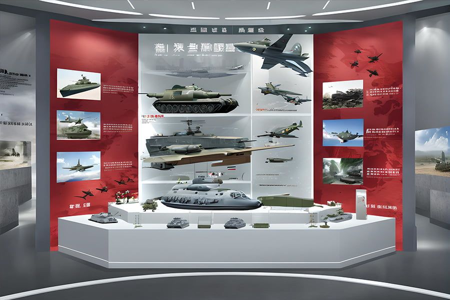 军史博物馆设计, 多媒体展馆策划, 高科技展示设备