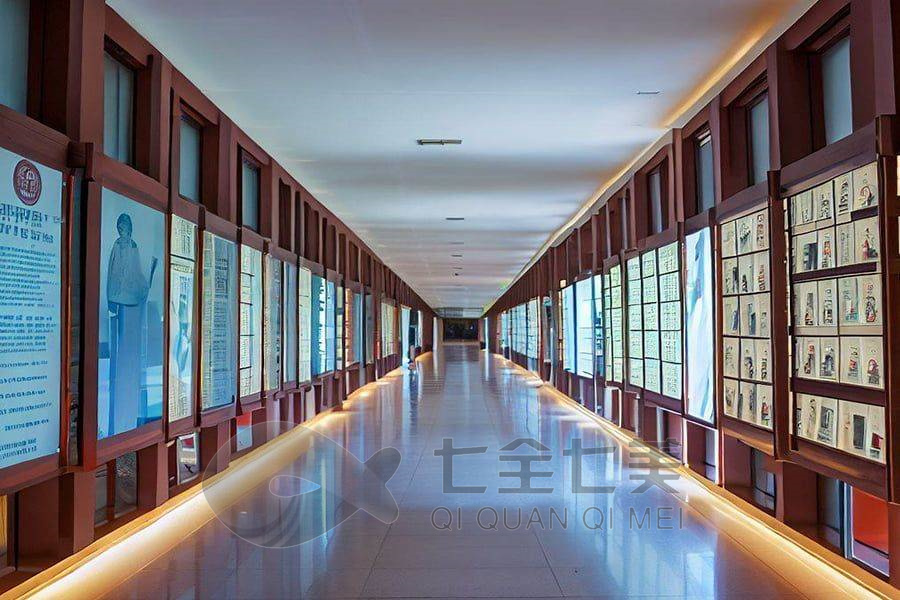 数字化校园历史展示,互动教育体验,高科技展览设计