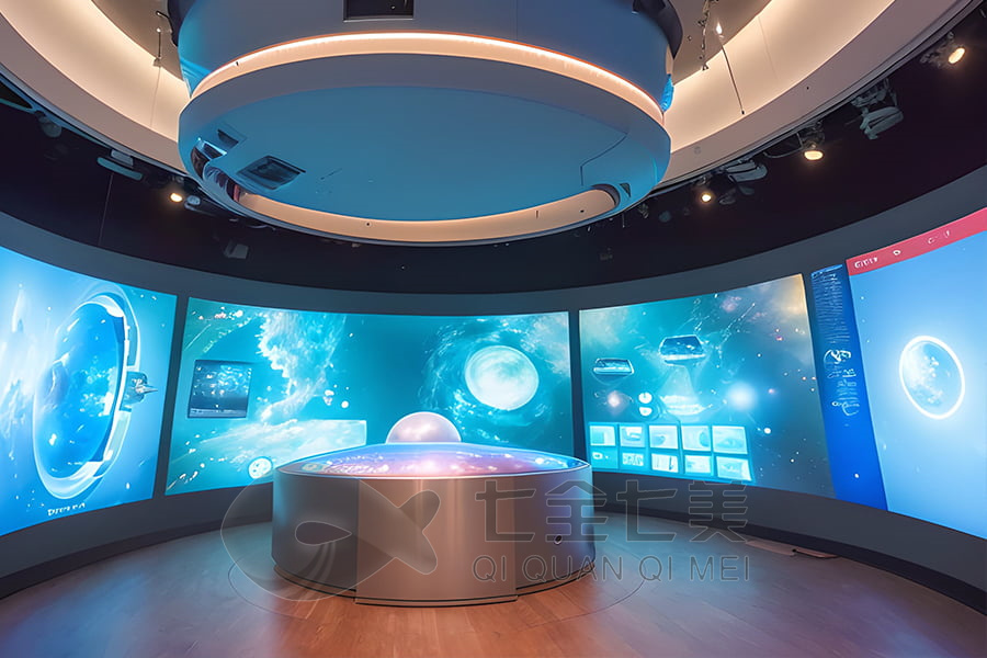 沉浸式展馆设计,师德师风教育,多媒体互动展示