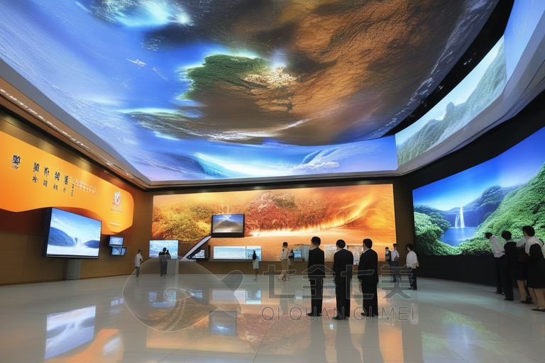 创新创意展厅设计,多媒体展示技术,高科技展览设备