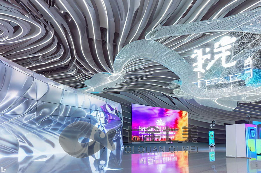 VR国企展馆建设方案,多媒体展览馆设计,企业展厅多媒体设备