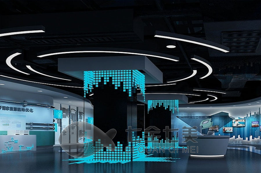 国企文化体验馆设计,多媒体展览馆方案,智慧企业展厅建设