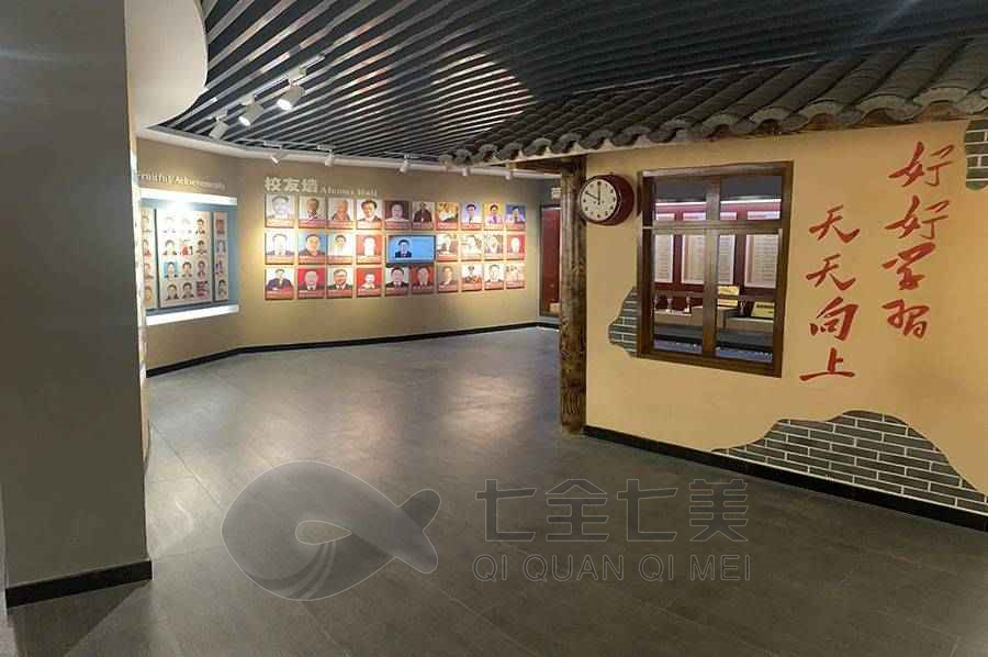 学院校史馆平面图,多媒体展览馆设计,校史馆多媒体设备