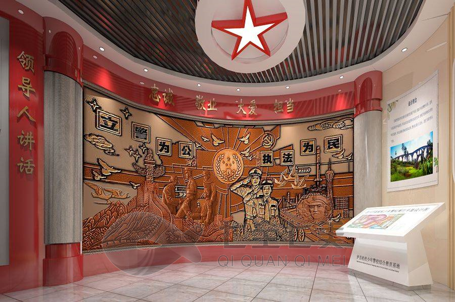 警史科普馆设计,多媒体展示设备,智能化互动体验