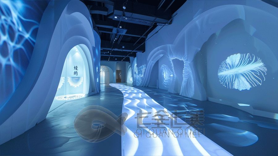 血站科普展馆设计, 多媒体互动展示, 高科技展厅方案