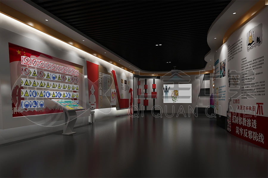 青少年法治教育展馆，法治文化教育基地设备，法院法治示范基地设计平面图