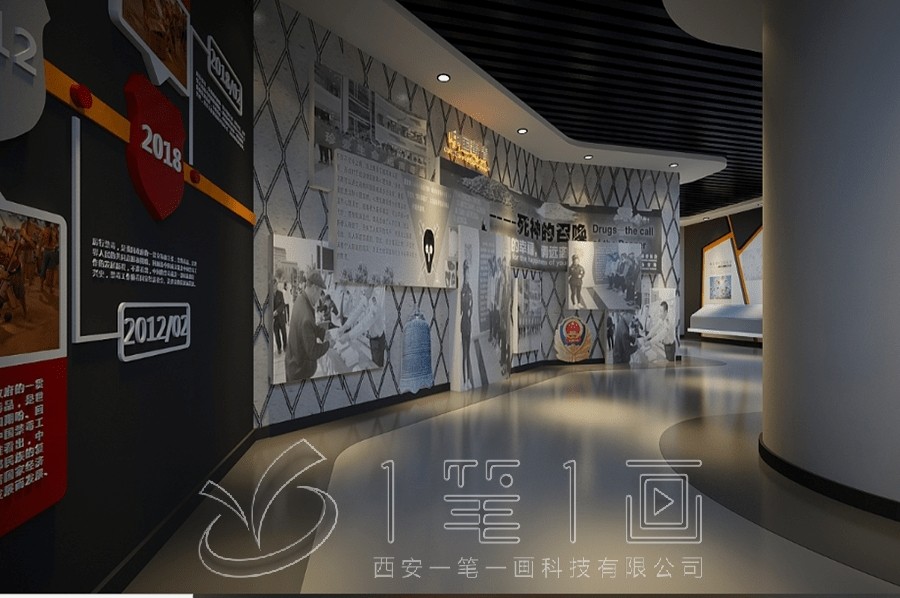 廉洁展厅,廉洁教育多媒体设备,廉洁展厅设计效果图