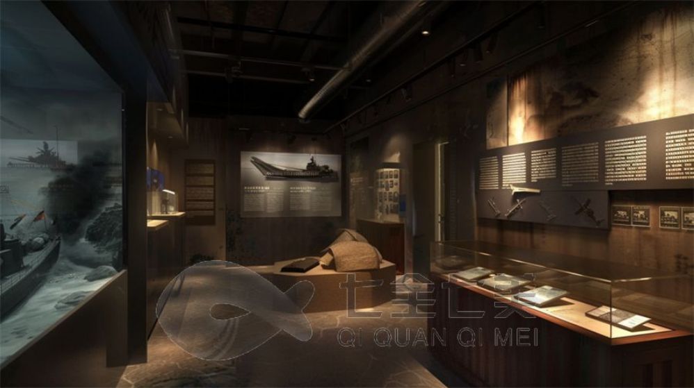 国防教育展厅设计, 红色传承互动体验, 创新多媒体展示