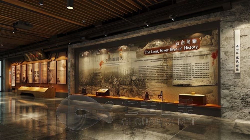 红色基因展厅设计, 国防教育互动多媒体, 生态文明建设