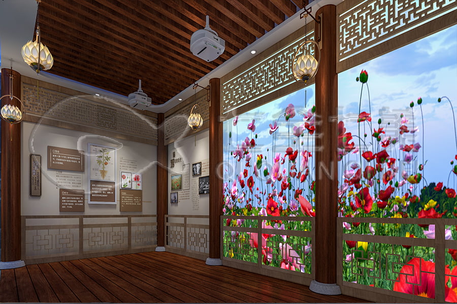 禁毒展厅效果图，多媒体禁毒防艾基地施工，禁毒防艾宣传基地设计布局