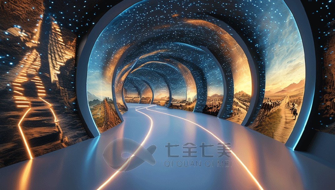 酒文化展示空间设计, 酒文化展厅设计效果图, 酒文化展示空间设计图