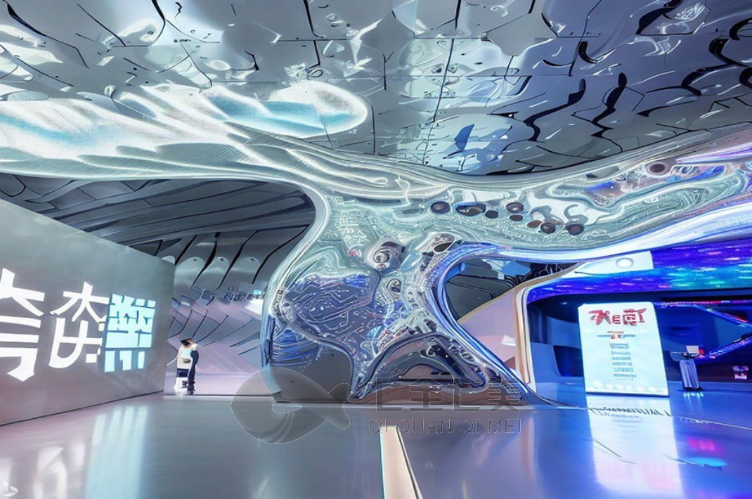 展厅设计装修, 展厅设计装修效果图, 展厅设计搭建公司