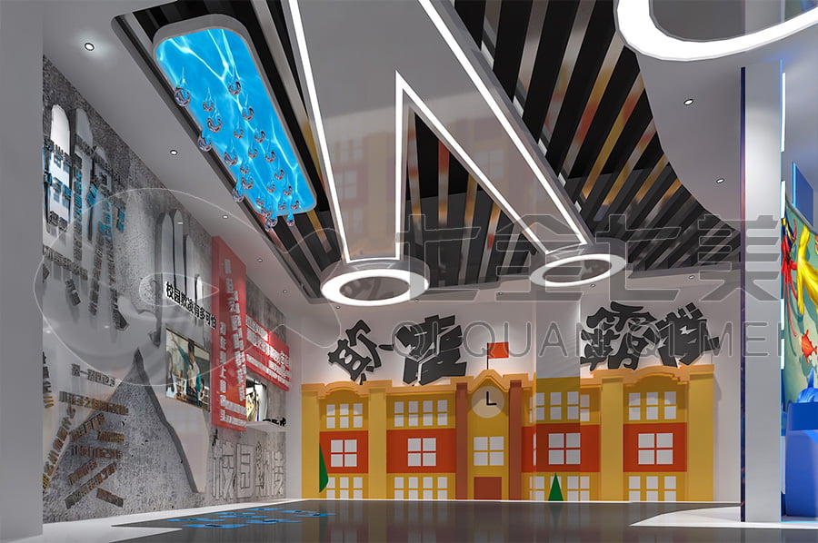 未成年法治教育基地，法制宣传平台产品，法院法制主题展厅设计平面图