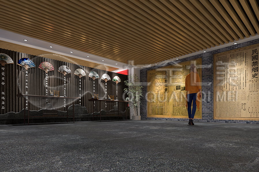 禁毒宣传基地效果图设计，声光电禁毒展厅方案设计，禁毒防艾教育展馆施工单位